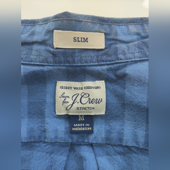 Slim J Crew Stretch Button Down (Small) - Picture 5 of 8
